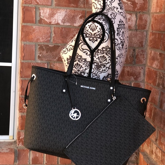 Michael kors jet set travel reversible tote black - Picture 3 of 6